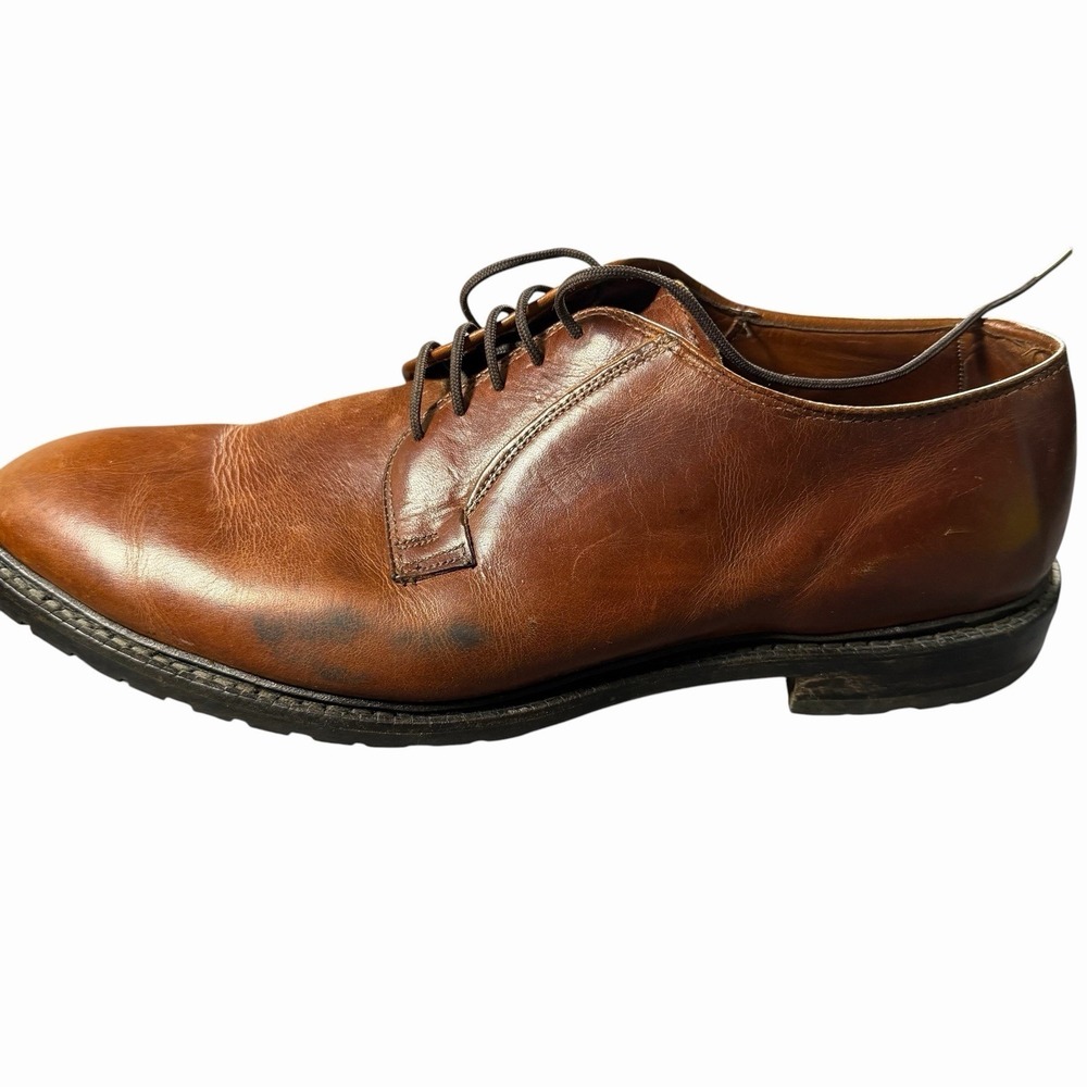 ALLEN EDMONDS BLACK HILLS BROWN GENUINE LEATHER LACE UP SHOES SIZE 13 - Picture 5 of 10